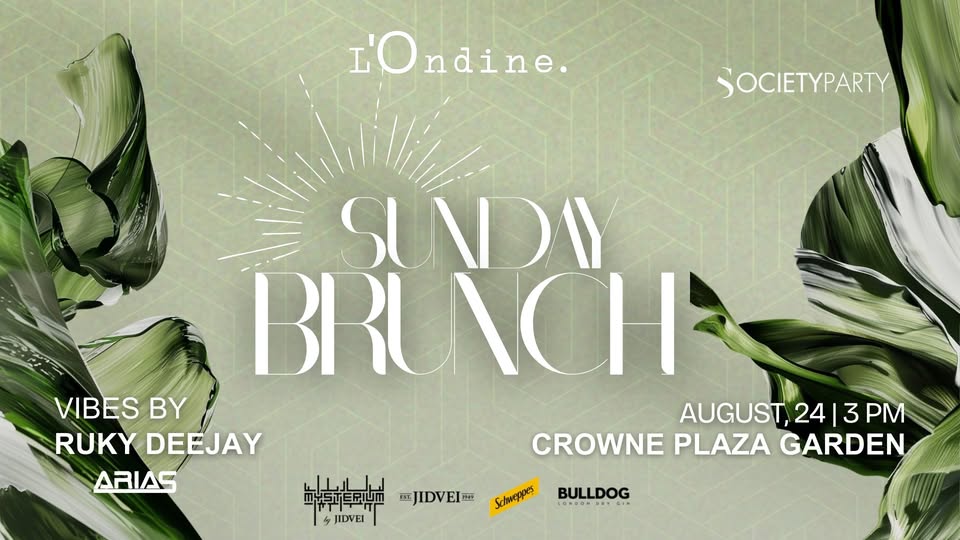 SUNDAY BRUNCH at Crowne Plaza Garden