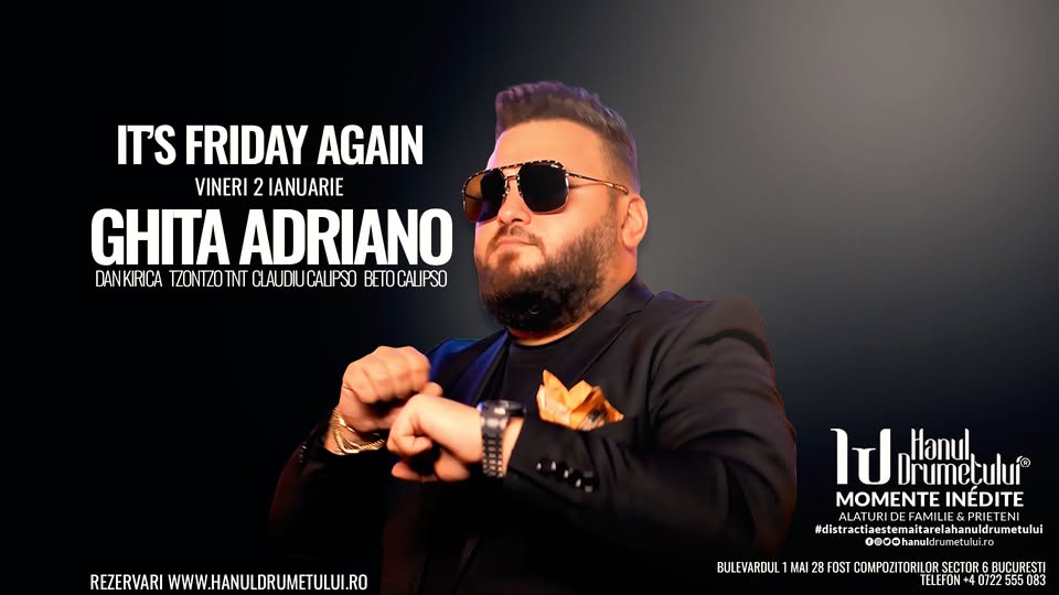 It's Friday Again – Ghita Adriano & Local Artists - OnEvent