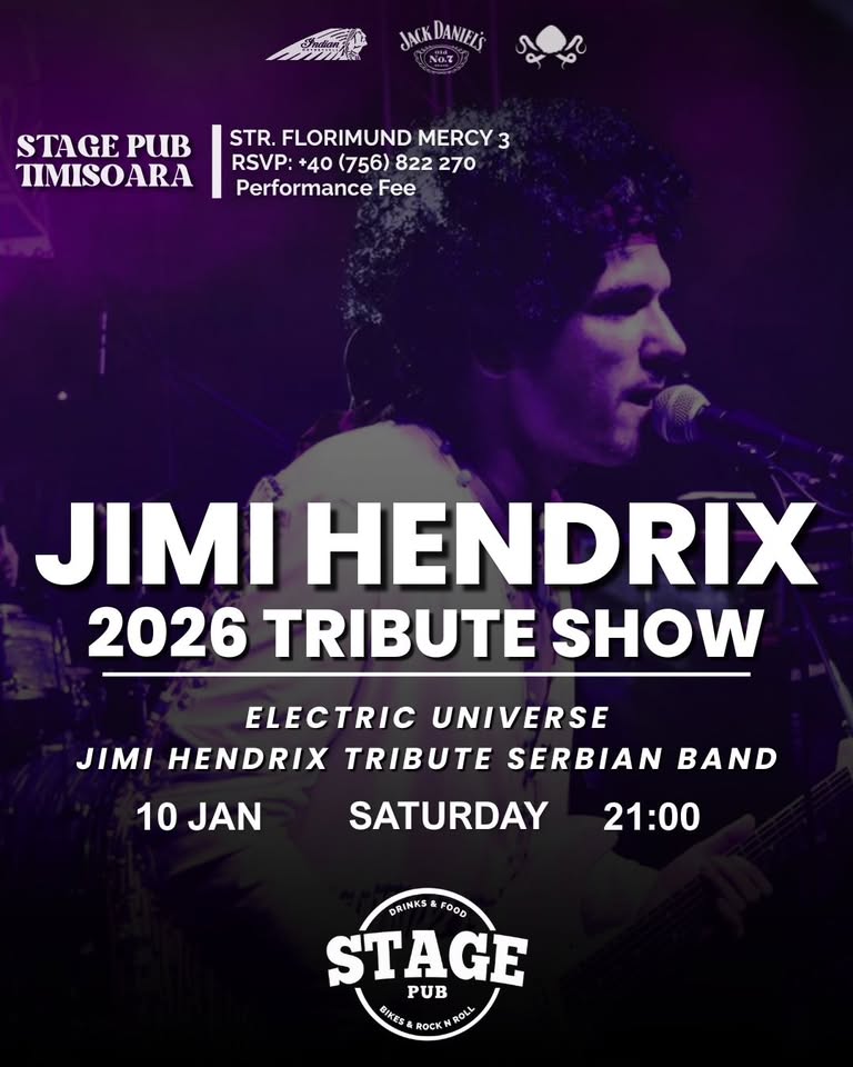 ELECTRIC UNIVERSE Jimi Hendrix Tribute – Serbian Band @ Stage Pub