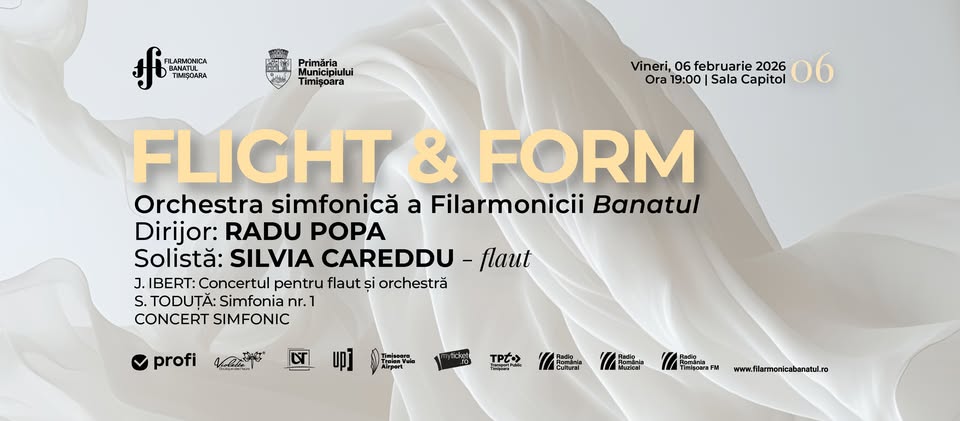 FLIGHT AND FORM | Orchestra Filarmonicii Banatul | Dirijor: RADU POPA | SILVIA CAREDDU – flaut