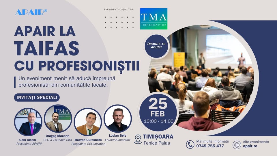 APAIR LA TAIFAS CU PROFESIONIȘTII