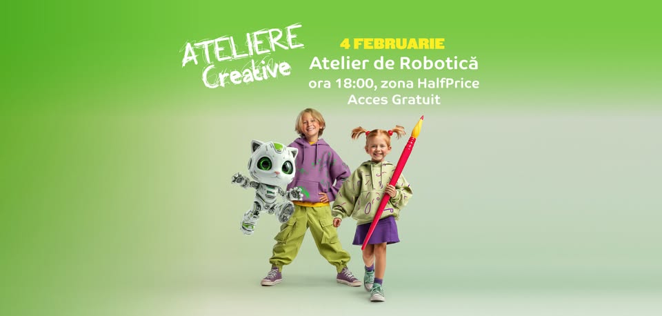 Atelier de Robotică la Mall Moldova – 4 februarie 2026