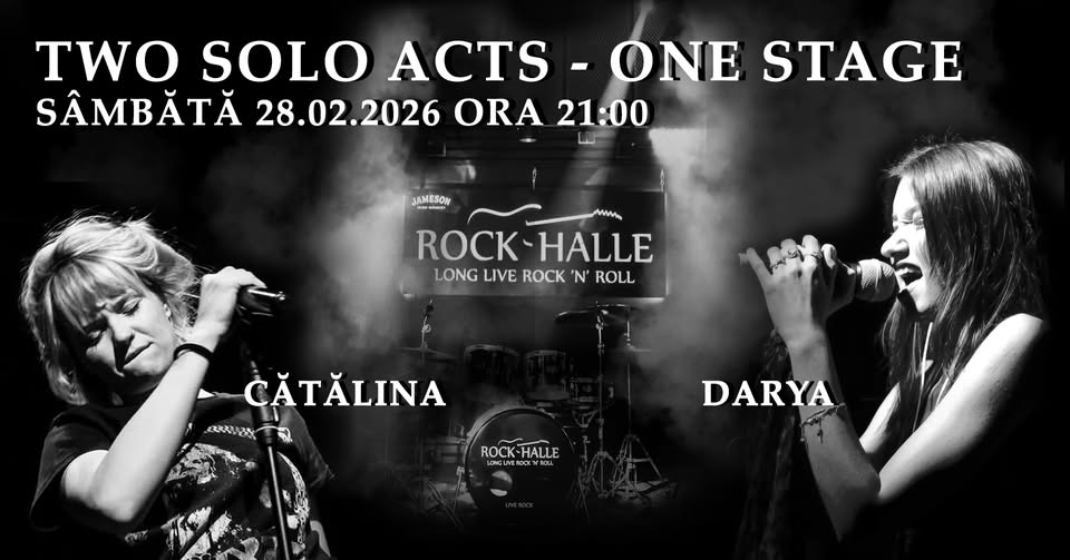 TWO SOLO ACTS – ONE STAGE