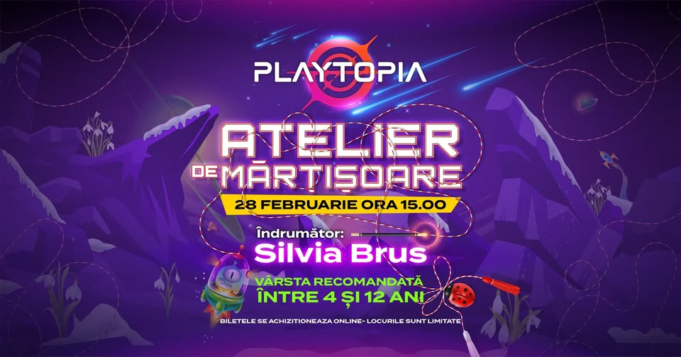 Atelier de Mărțișoare by Silvia Brus @Playtopia