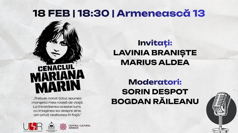 🎙️𝐂𝐞𝐧𝐚𝐜𝐥𝐮𝐥 𝐌𝐚𝐫𝐢𝐚𝐧𝐚 𝐌𝐚𝐫𝐢𝐧 | Lavinia Braniște & Marius Aldea