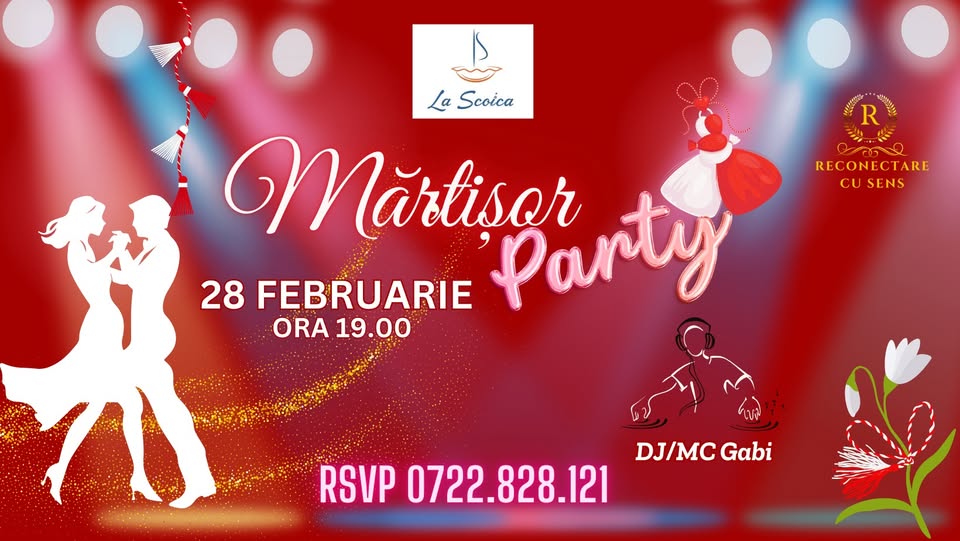 28 FEBRUARIE: Mărțișor PARTY by ReConectare cu SenS