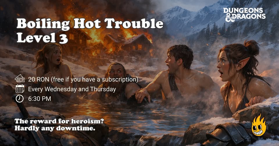 Boiling Hot Trouble – Level 3 – Dungeons and Dragons