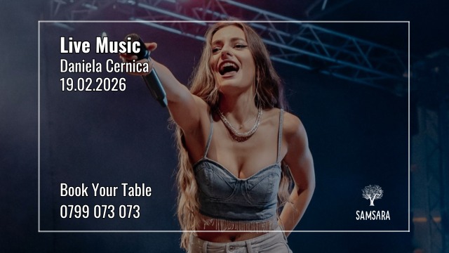 Live Music – Daniela Cernica at Samsara