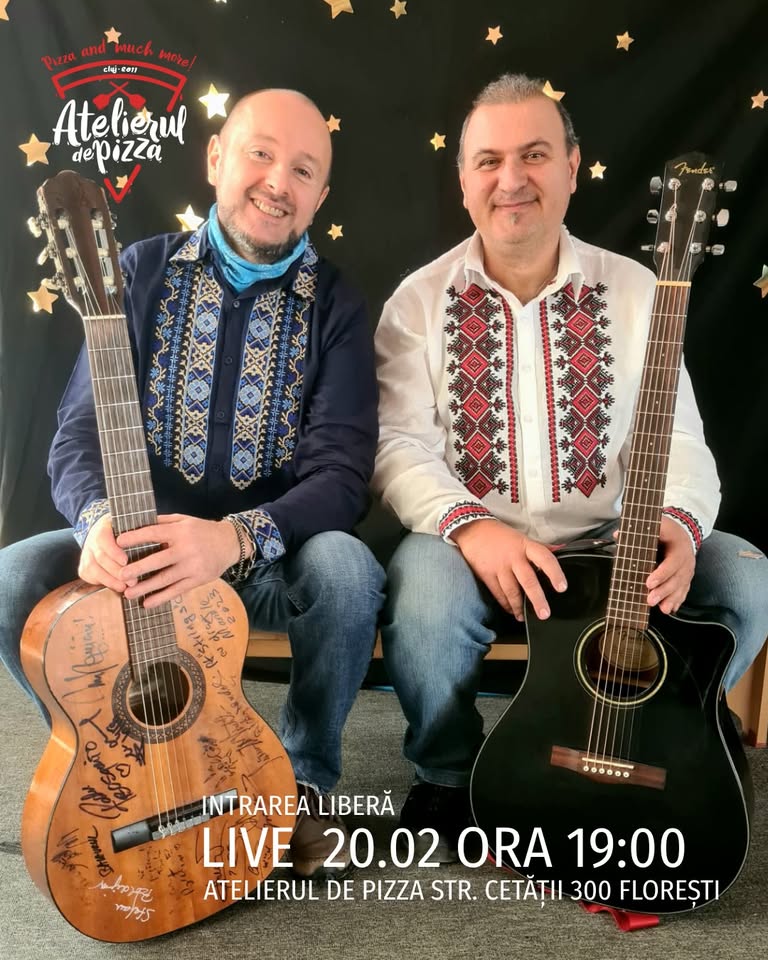Seară LIVE cu Trupa 2Pcorzi – Intrare liberă @ Atelierul de Pizza 📍 Florești