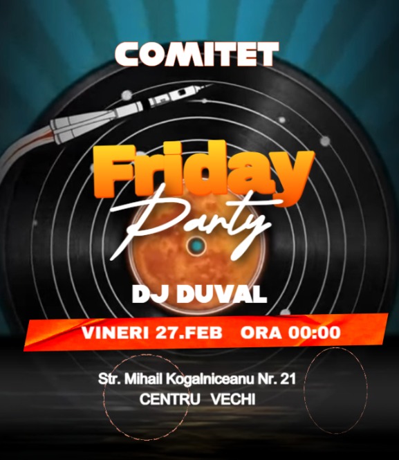Friday Party with DJ Duval