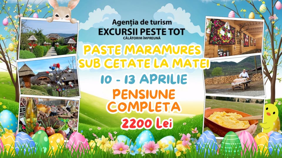 🌸 PAȘTE 2026 – SUB CETATE LA MATEI – Maramureș✨🌿