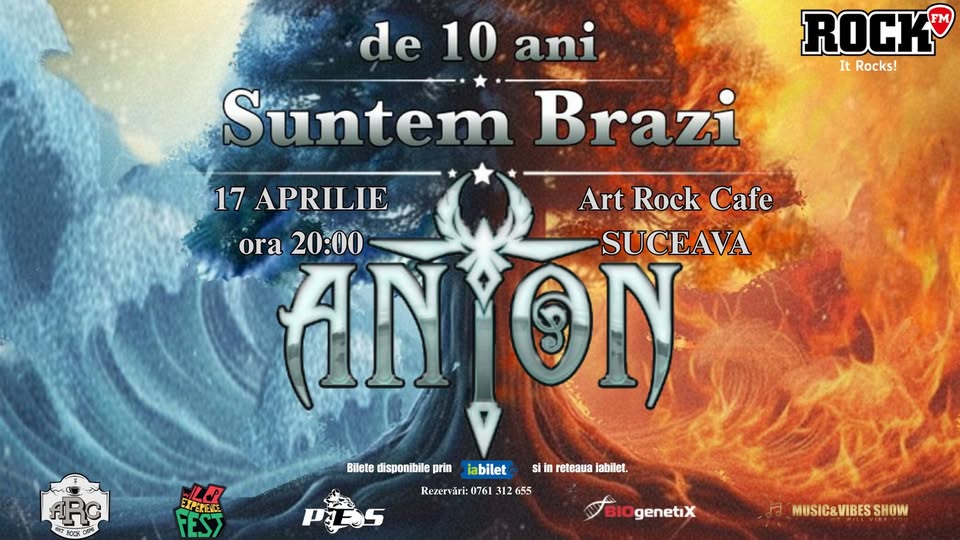 Suceava: Concert ANTON – de 10 ani Suntem Brazi