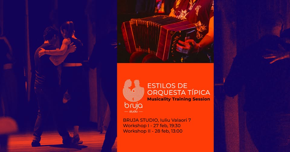 Estilos de Orquesta Típica – Musicality Training Session con Patricio & Bogdan