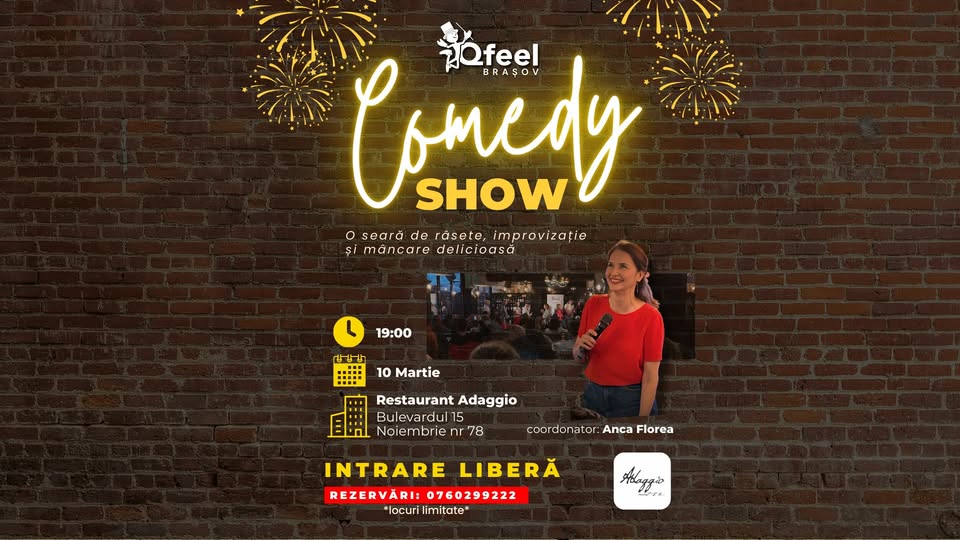 Comedy SHOW @ Restaurant Adaggio