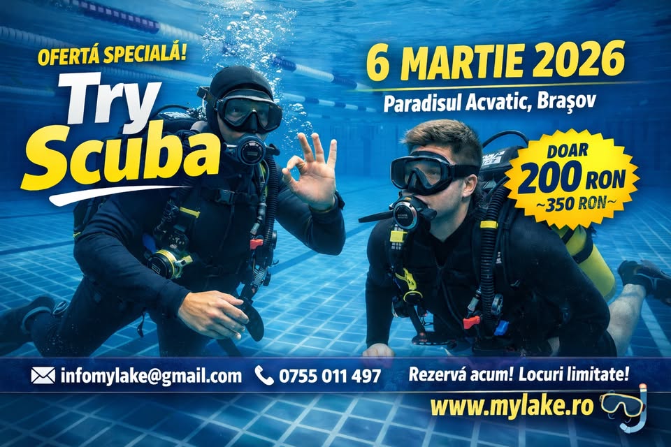 Try Scuba la Paradisul Acvatic, Brașov