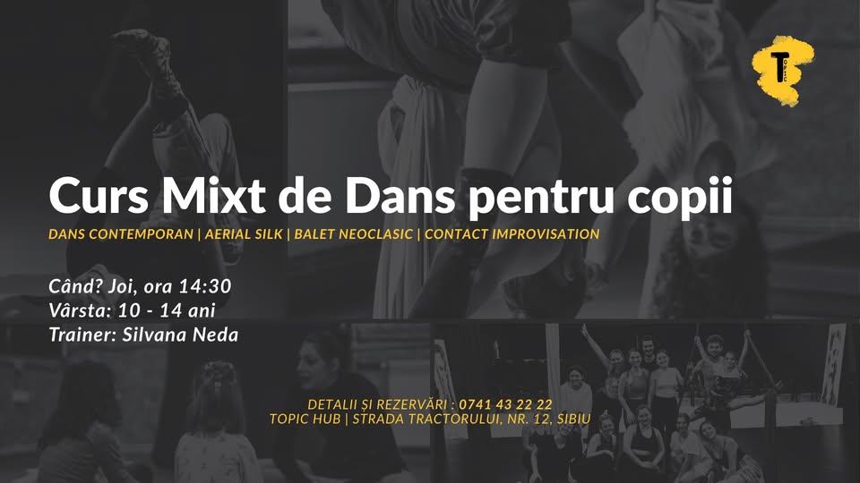 Curs de Dans Gratuit pentru Copii | Demo Class @ Topic Hub w/ Silvana Neda