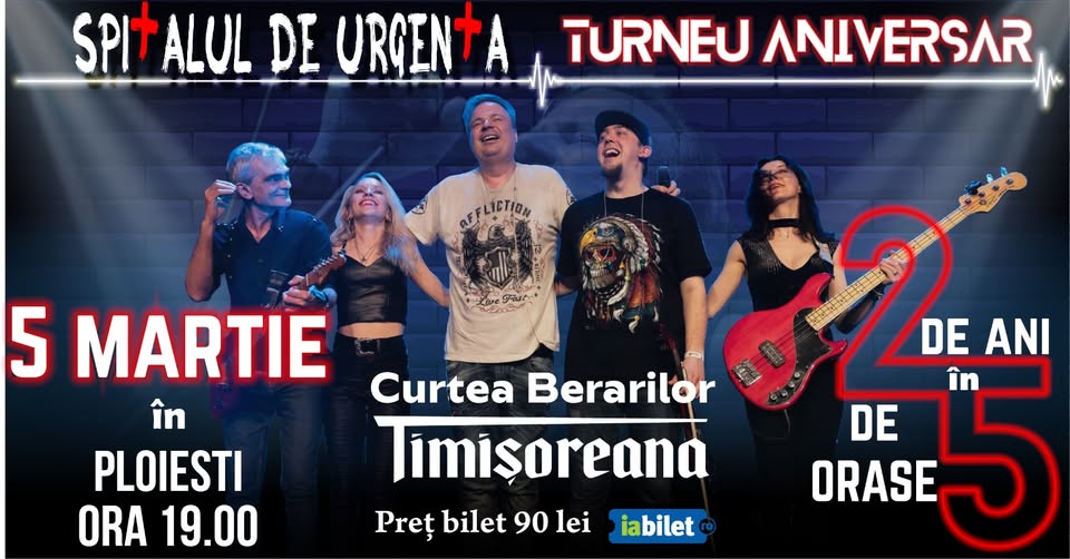 TURNEU ANIVERSAR 25 de ani in 25 de orase SPITALUL DE URGENTA