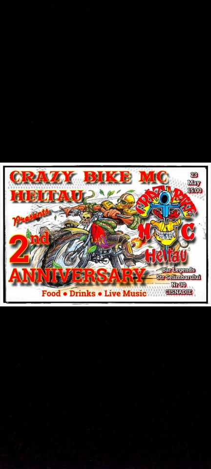 Party 2 years of Crazy Bike MC Heltau