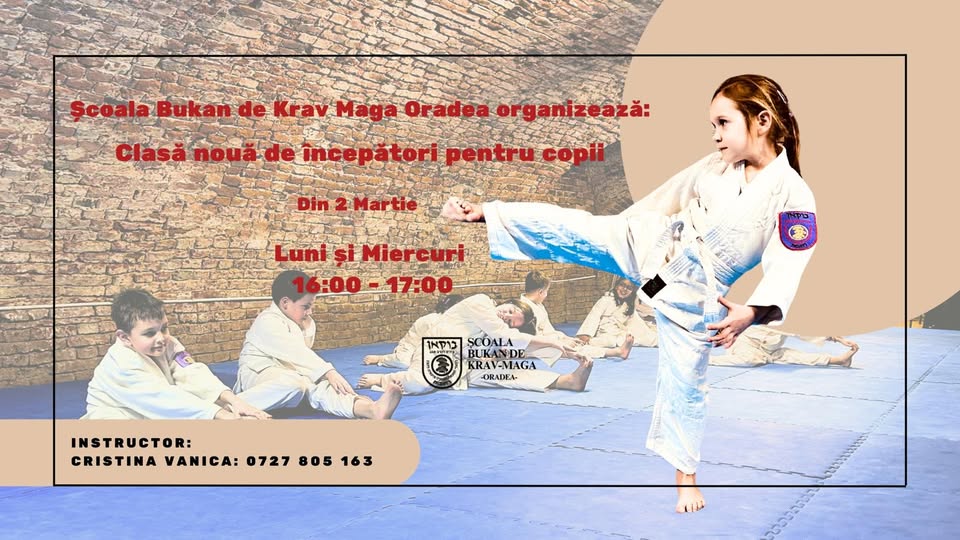 Krav Maga – Clasă nouă de începători pentru copii