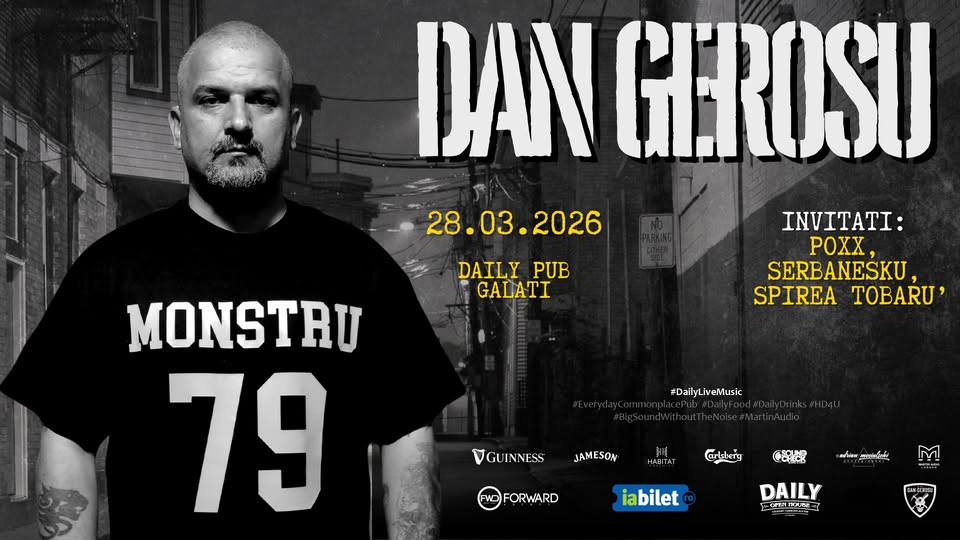 CANCELED > Concert Dan Gerosu – Daily Pub – Galati