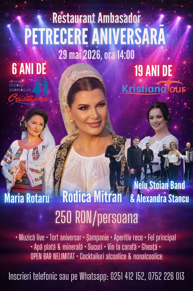 Petrecere Aniversara Kristiana Tour si Clubul Seniorilor Cristiana