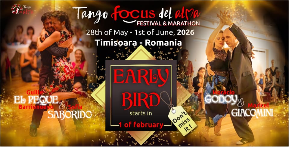 Tango Focus del ALMA with Godoy & Maricel and Guille & Sofía: 28th of May – 1st of June, 2026