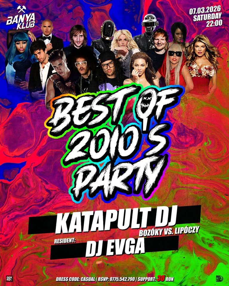 II. COLOR PARTY – ViBE 2016 – KatapultDJ in Bánya Klub / warm-up: DJ EVGA