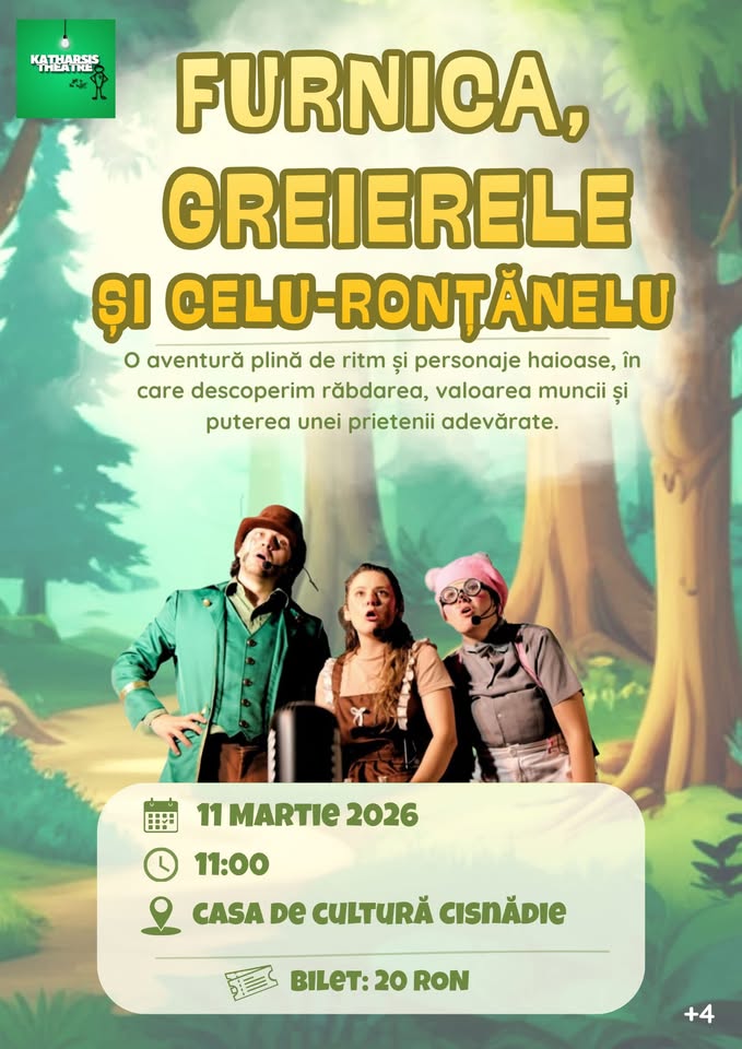 Furnica, Greierele și Celu-Ronțănelu