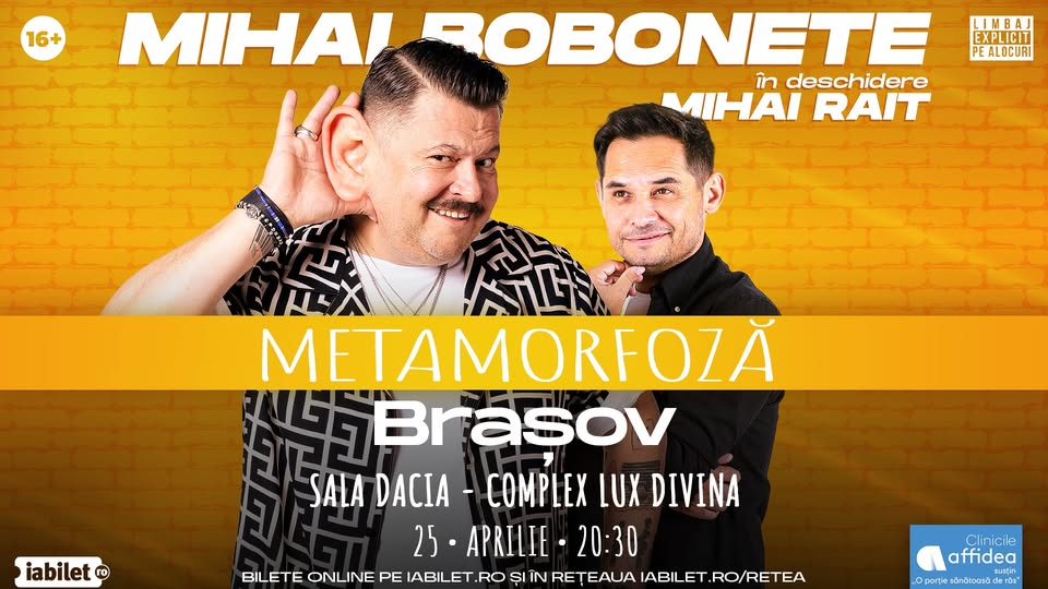 Stand-up Comedy cu Mihai Bobonete in Brașov 2026
