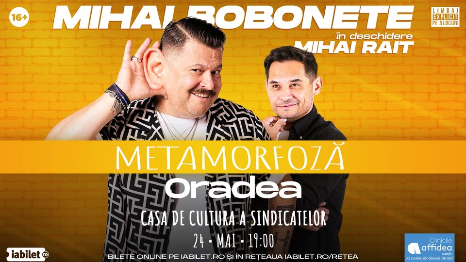 Stand-up Comedy cu Mihai Bobonete in Oradea 2026