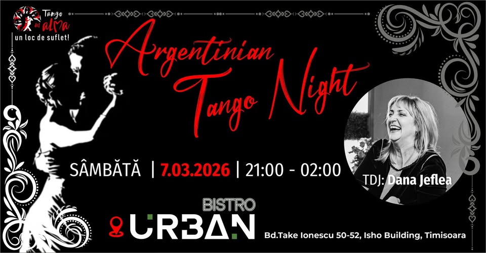 Milonga del Alma | Sâmbătă, 7 martie | 21:00 – 02:00