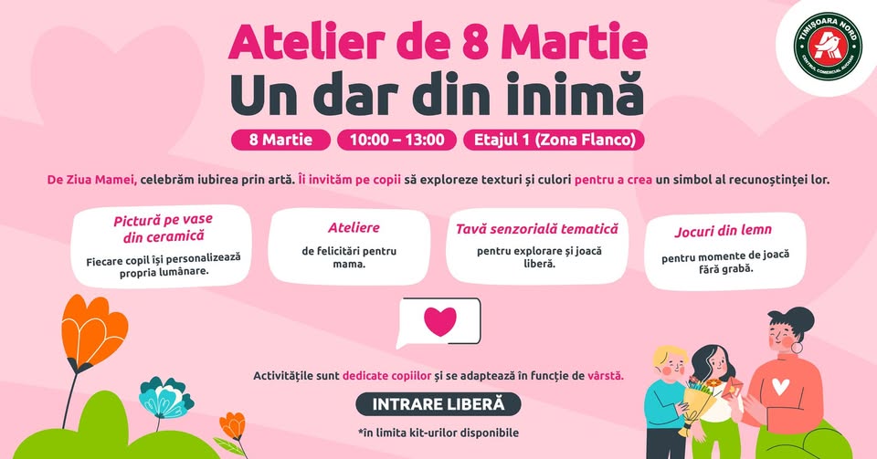 ❤️Un dar din inimă | Atelier de 8 Martie