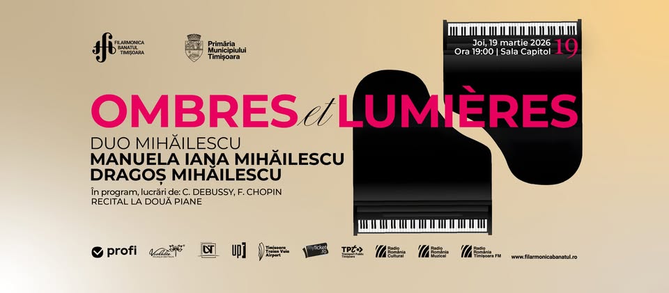 OMBRES ET LUMIÈRES | Recital de pian | Duo Mihăilescu