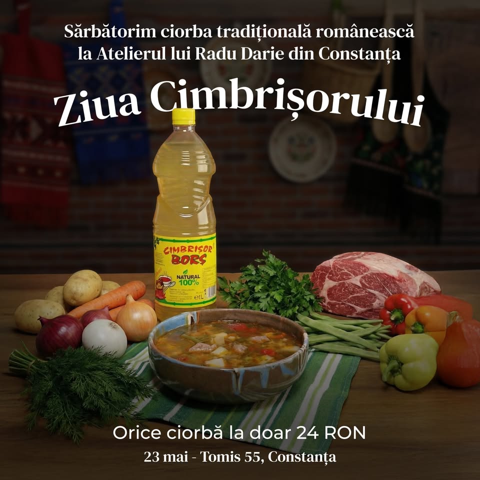 Ziua Borșului Cimbrișor – 23 mai @ Atelierul lui Radu Darie Constanța