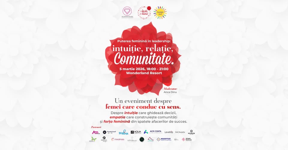 Conferința „ÎNFLORITOARE” | CLUJ | 05 martie #ADOPTĂOMAMĂ