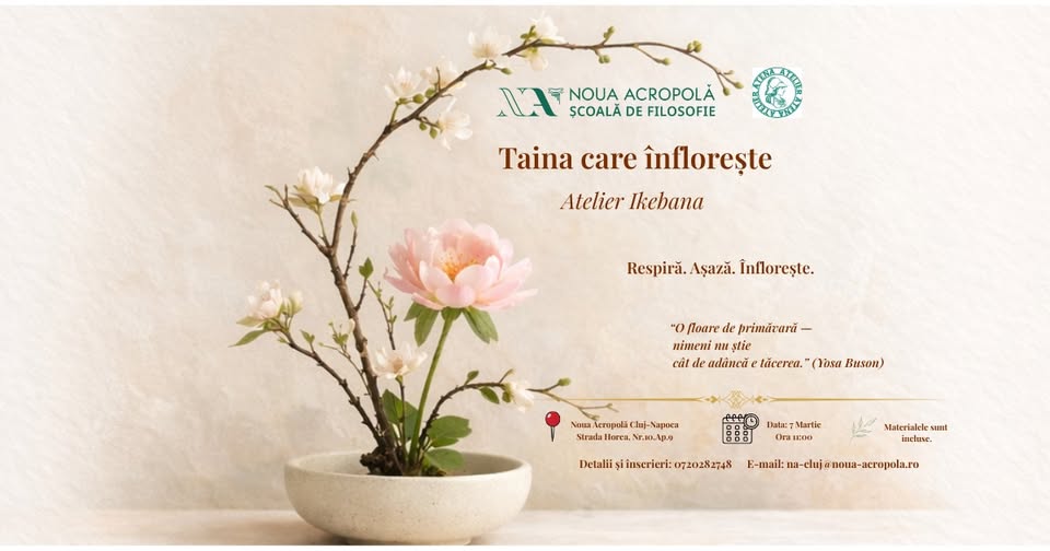 Atelier Ikebana: Taina care înflorește