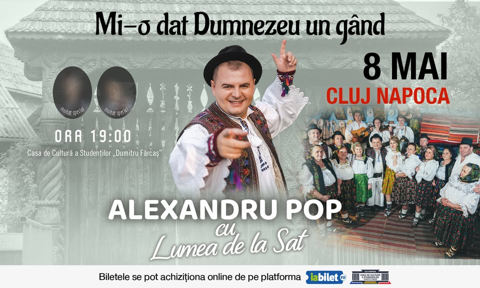 ALEXANDRU POP – Spectacol “Mi-o dat Dumnezeu un gând” – Cluj-Napoca