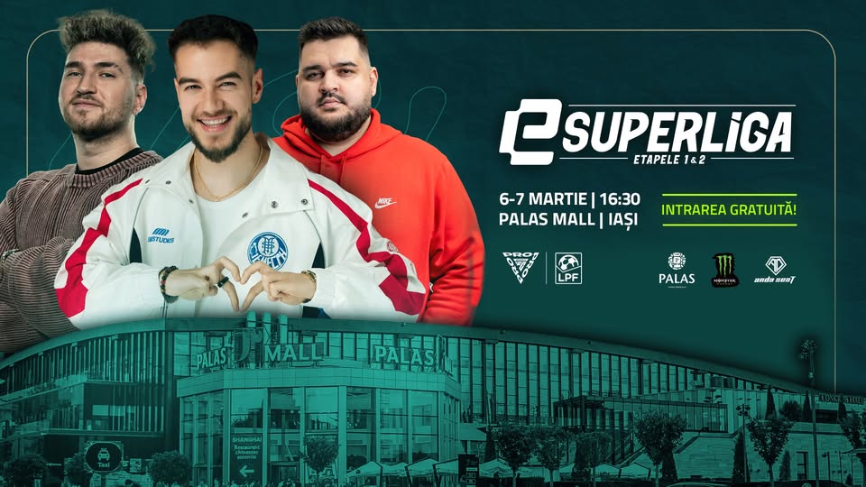 ETAPELE 1 & 2 eSuperliga Sezonul 2 – PALAS MALL IAȘI