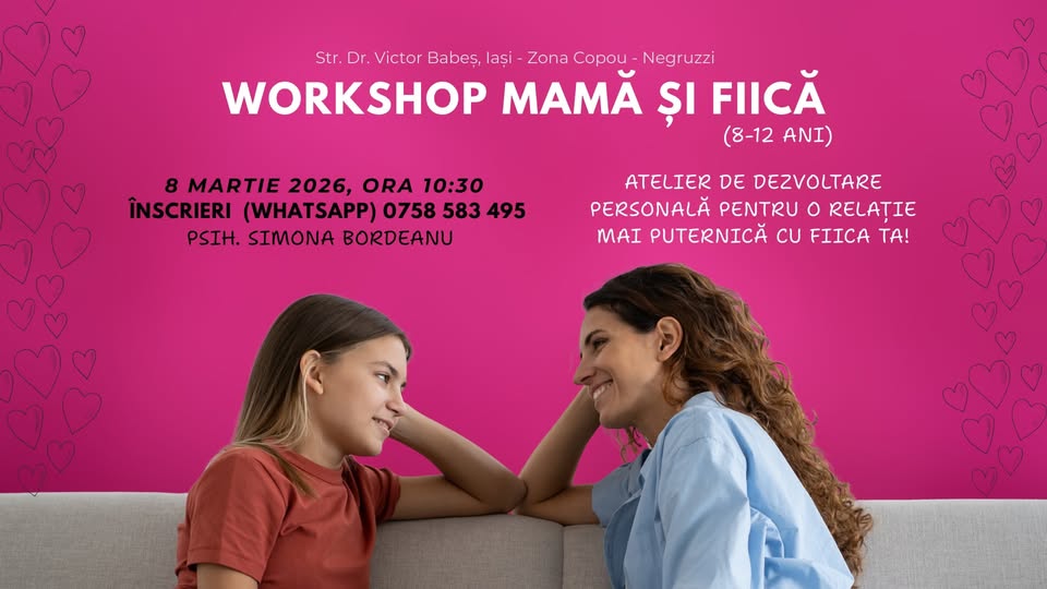 Workshop mamă-fiică – Conectare 2.0