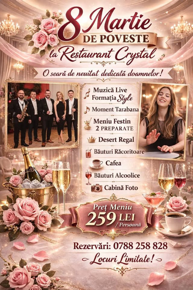 8 Martie la Restaurant Crystal