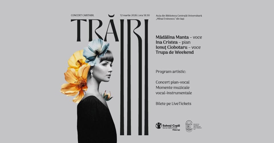 TRĂIRI – Concert caritabil dedicat femeii