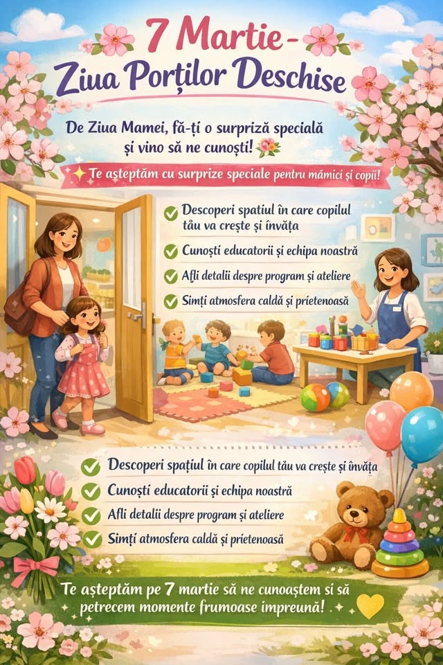 Ziua Porților Deschise – Grădinița Peter Pan Craiova