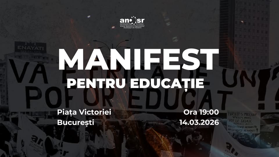 Manifest pentru educație ● 14.03.2026
