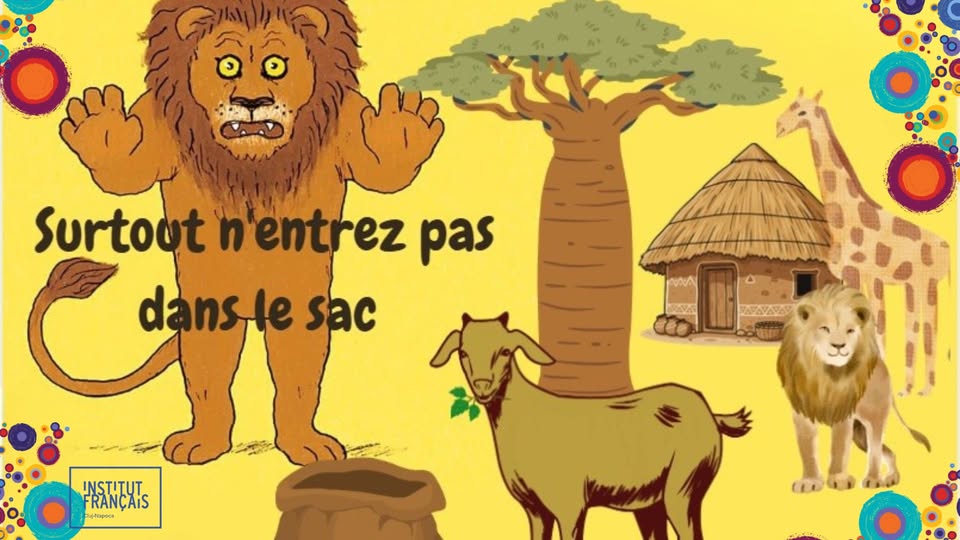 Le lion, la chèvre et le grand défi || Heure du conte togolaise