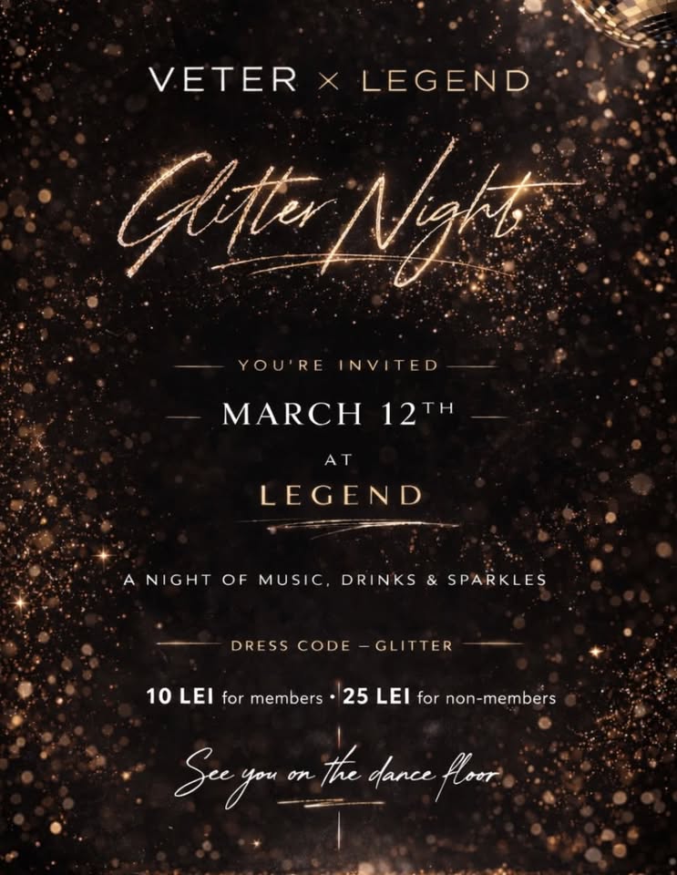 VETER X LEGEND GLITTER PARTY