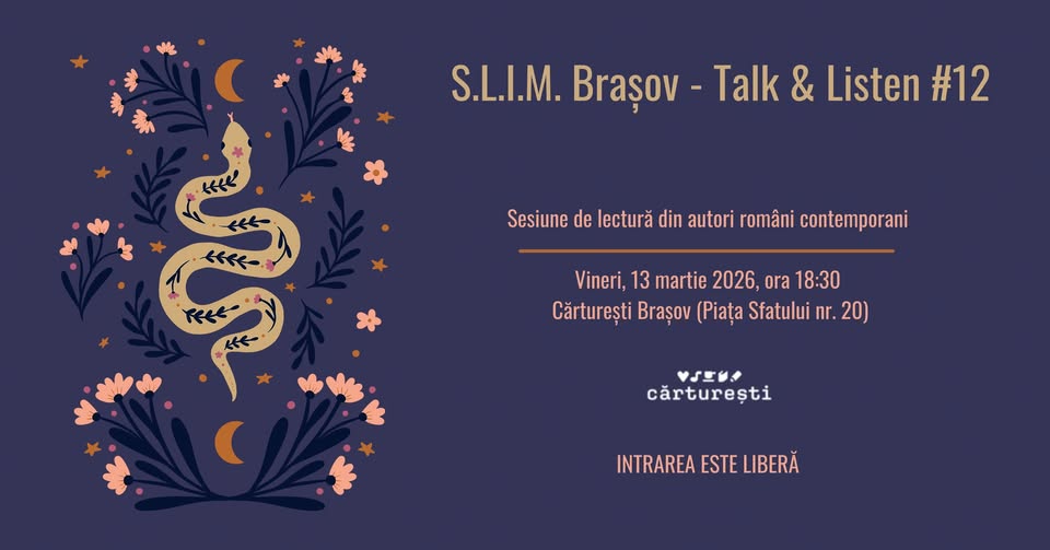 S.L.I.M. Brașov – Talk & Listen, ediția a 12-a