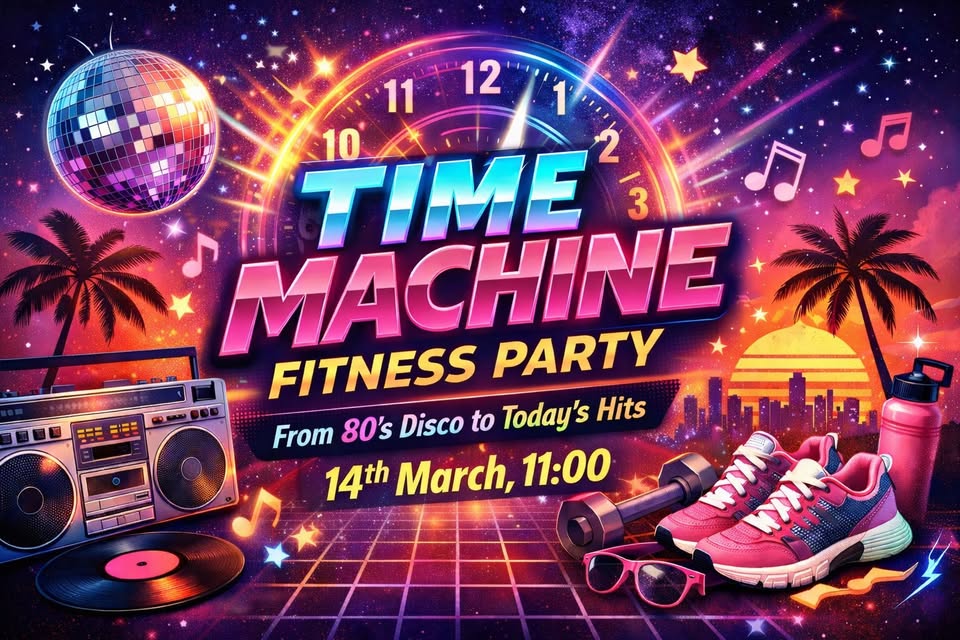 Time Machine Fitness Party – Spring Edition