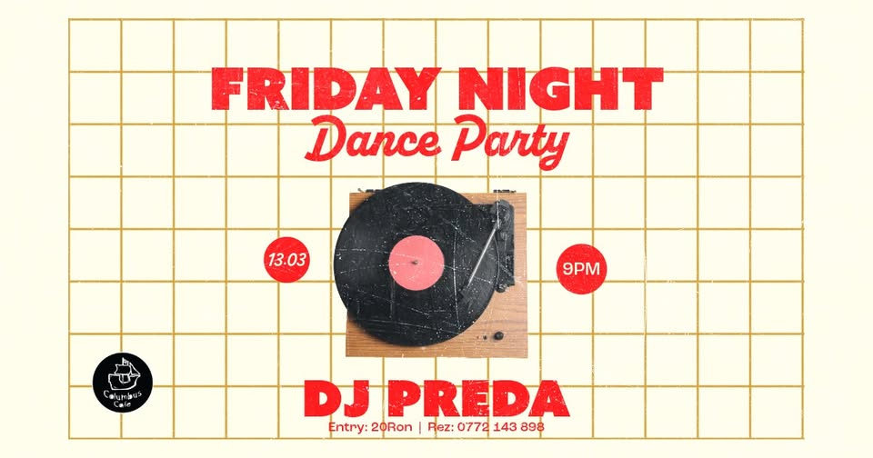 Dance Party by DJ Preda at Columbus Cafe Oradea