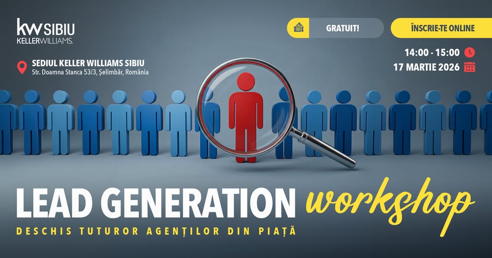 Workshop: Lead Generation – De la contact, la contract 🖋️