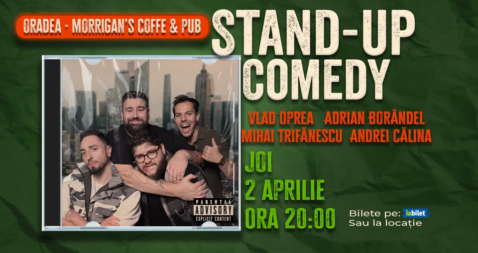 Oradea | Stand-up Comedy cu Oprea, Borândel, Trifănescu și Călina